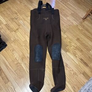 Bone Dry RedHead Neoprene Chest Waders Large Fishing Hunting Rubber Knee Pads